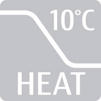 Funcionamiento de CALOR a 10°C