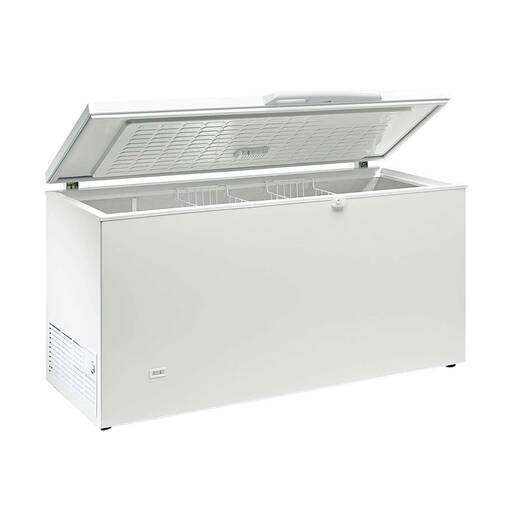 Congelador horizontal con tapa blanca abatible Eurofred SIF 700